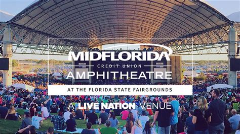 live florida mid|MIDFLORIDA Credit Union Amphitheatre at the FL State.